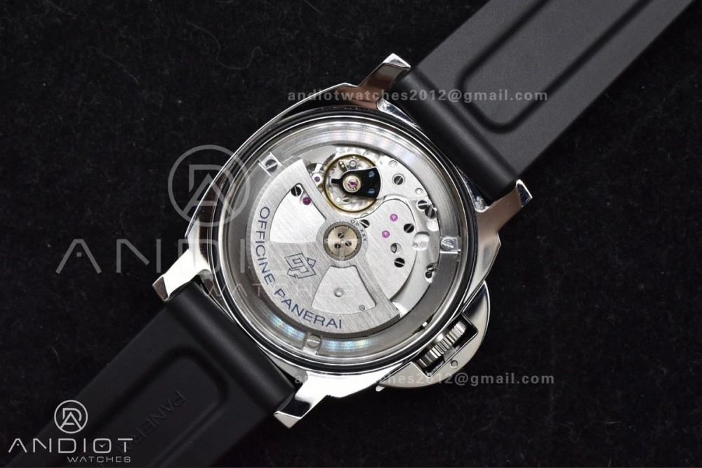 PAM1024 VSF 1:1 Best Edition Black Dial On SS with Black Rubber Strap P.9001 Clone