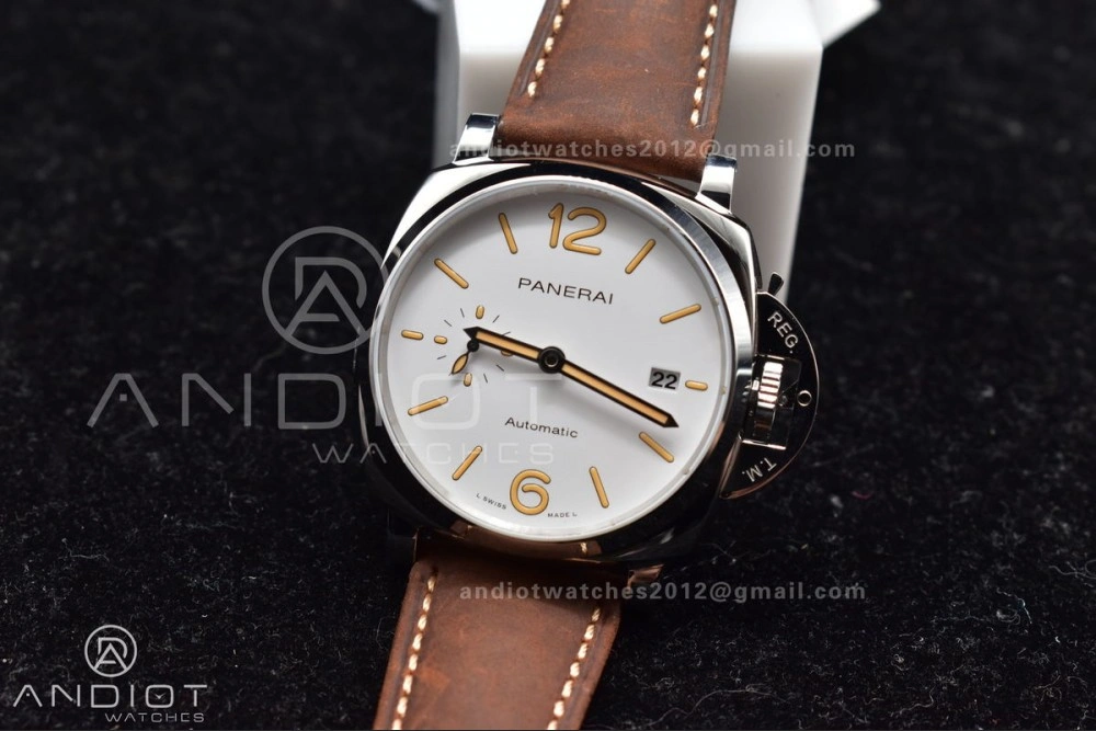 PAM1046 Luminor Due VSF Best Edition White Dial on Brown Asso Strap AXXXIV