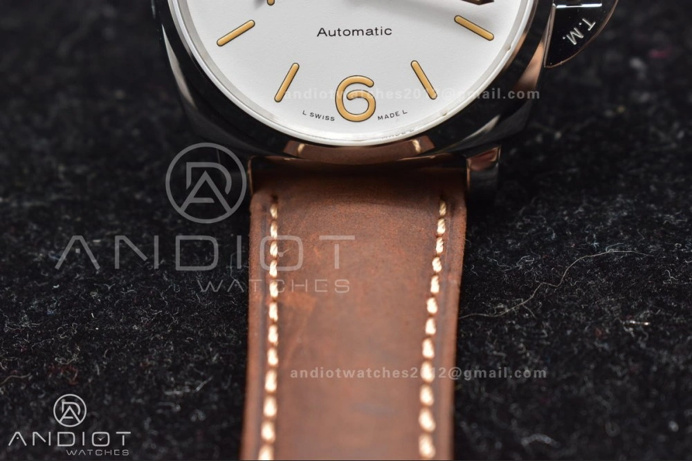PAM1046 Luminor Due VSF Best Edition White Dial on Brown Asso Strap AXXXIV