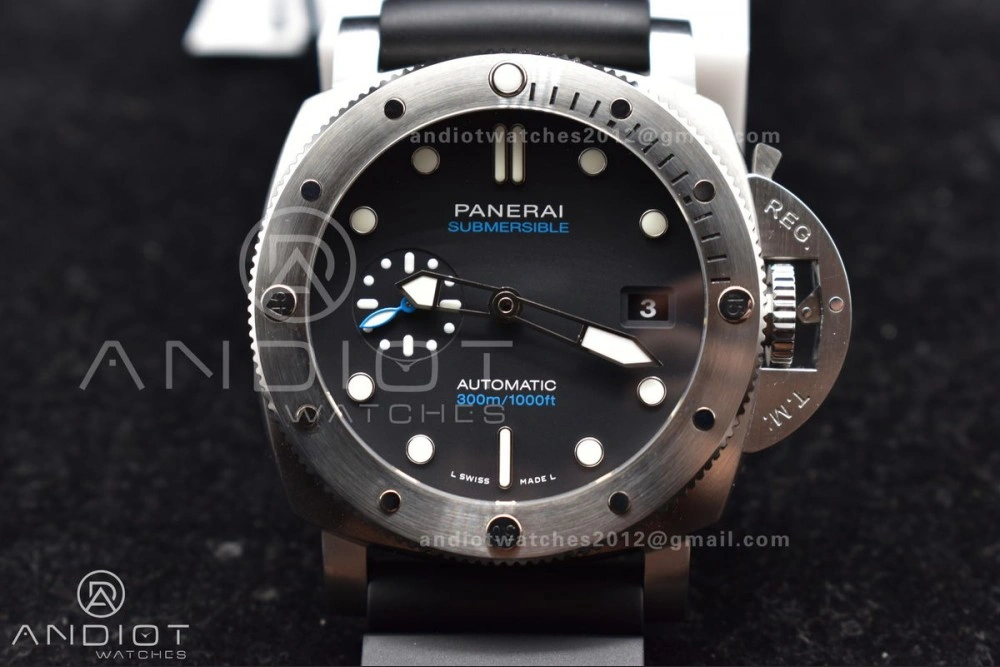 PAM1229 Y SBF 1:1 Best Edition Black Dial on Black Rubber Strap P900