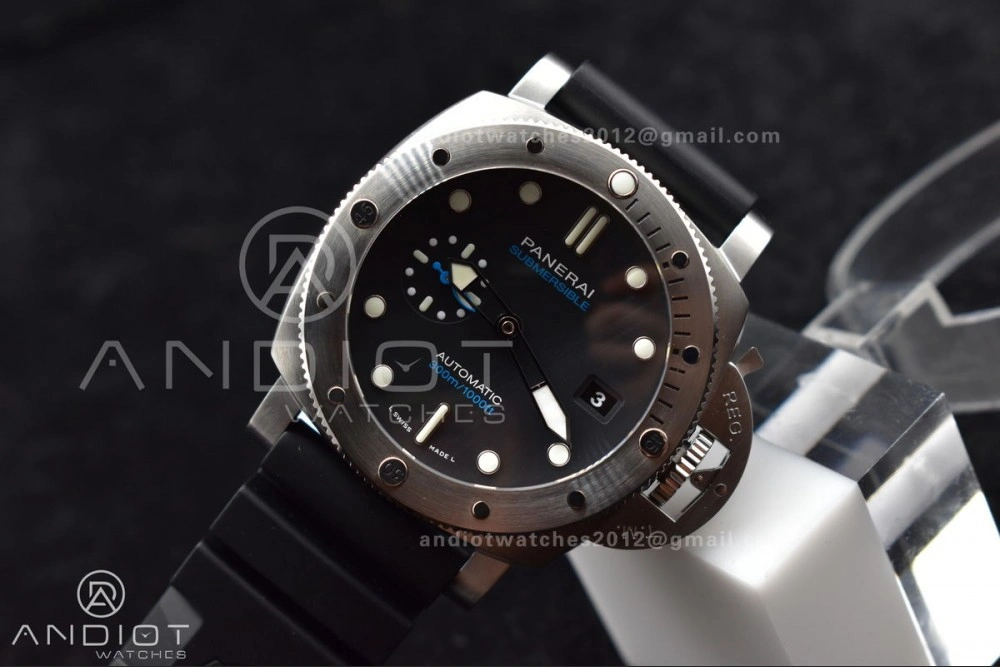 PAM1229 Y SBF 1:1 Best Edition Black Dial on Black Rubber Strap P900