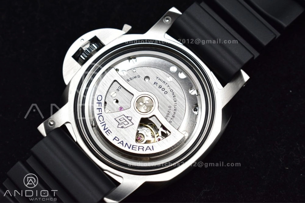 PAM1229 Y SBF 1:1 Best Edition Black Dial on Black Rubber Strap P900