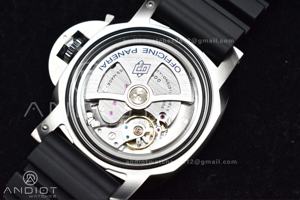 PAM1229 Y SBF 1:1 Best Edition Black Dial on Black Rubber Strap P900