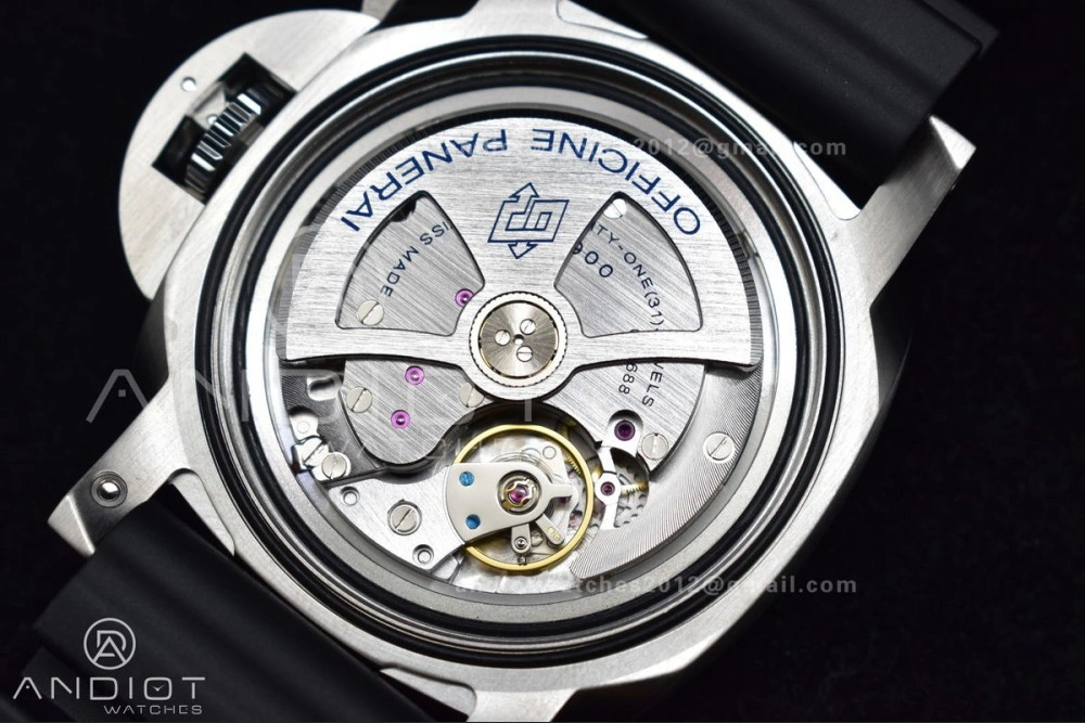 PAM1229 Y SBF 1:1 Best Edition Black Dial on Black Rubber Strap P900