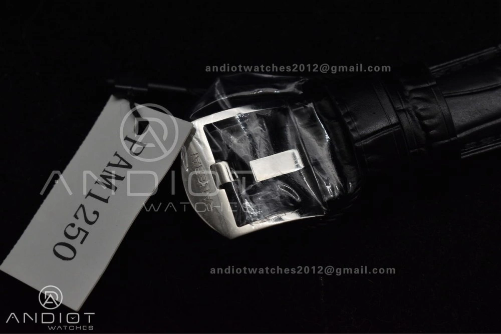 PAM1250 Luminor Due 42mm VSF Best Edition Gray Dial on Black Leather Strap P900