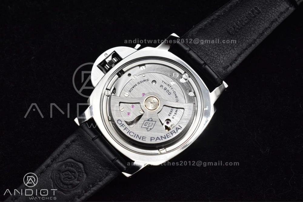 PAM1250 Luminor Due 42mm VSF Best Edition Gray Dial on Black Leather Strap P900