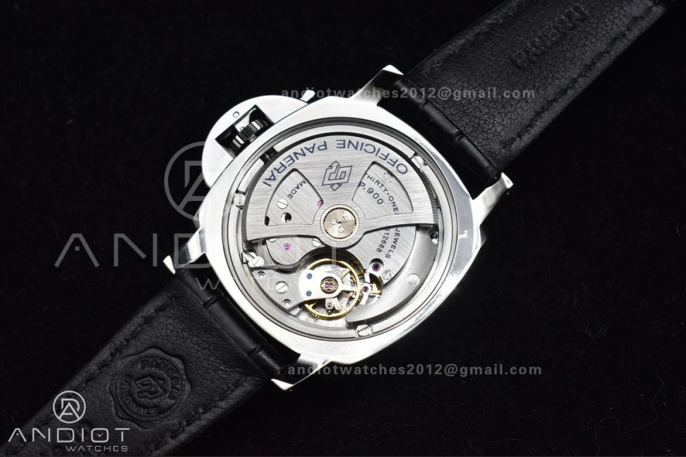 PAM1250 Luminor Due 42mm VSF Best Edition Gray Dial on Black Leather Strap P900