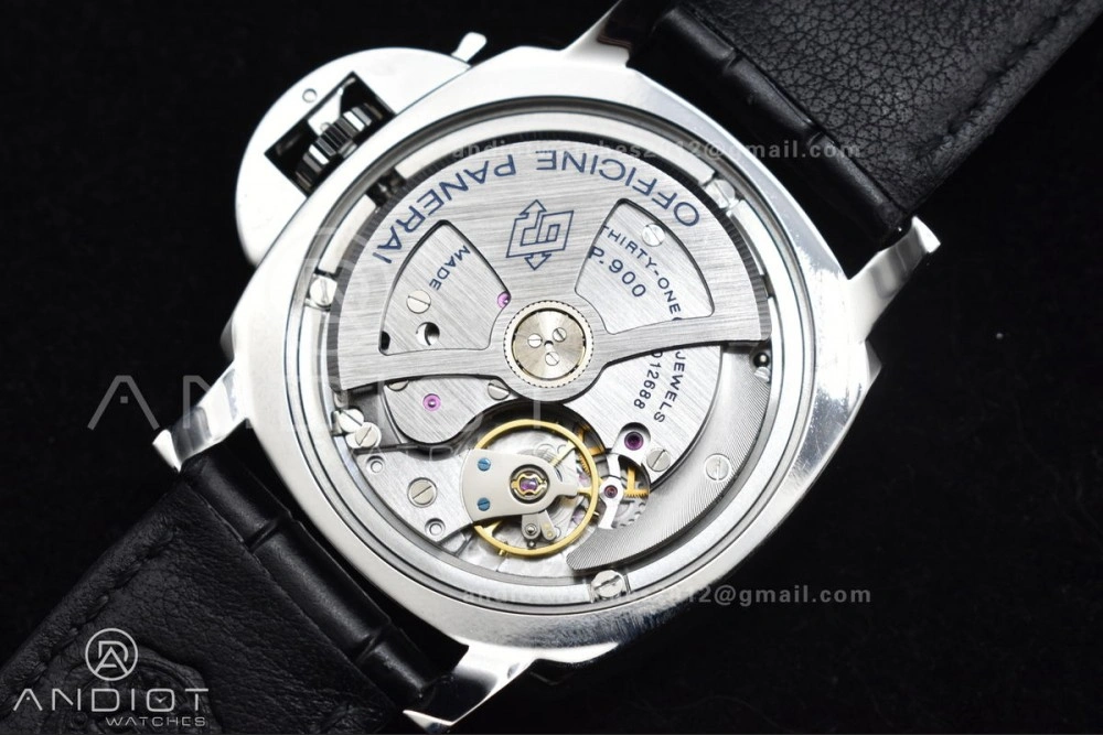 PAM1250 Luminor Due 42mm VSF Best Edition Gray Dial on Black Leather Strap P900