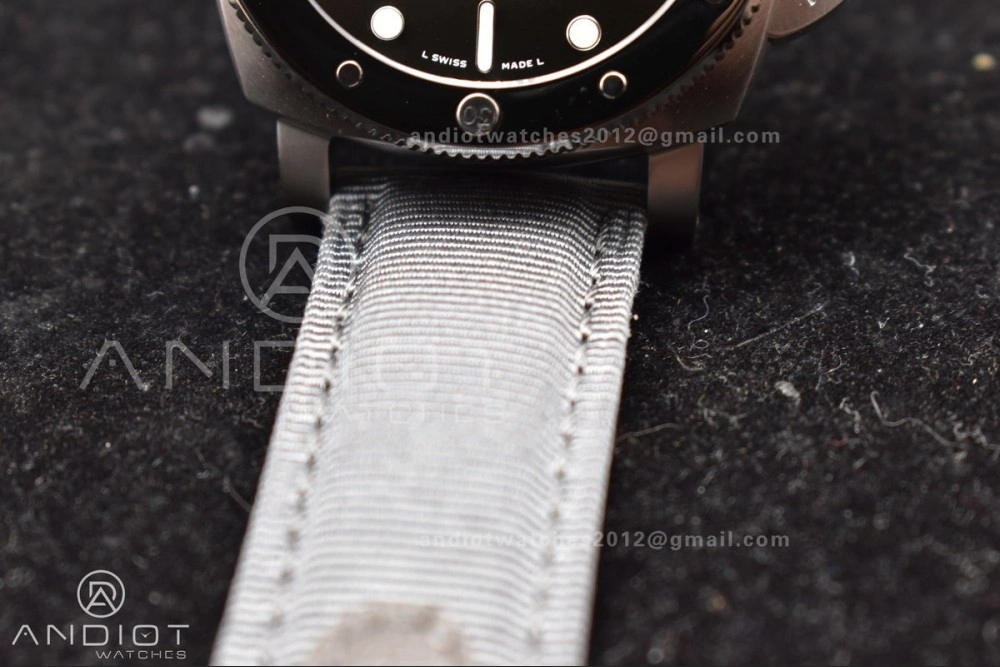 PAM1288 Y SBF 1:1 Best Edition Gray Dial on Gray Nylon Strap P900