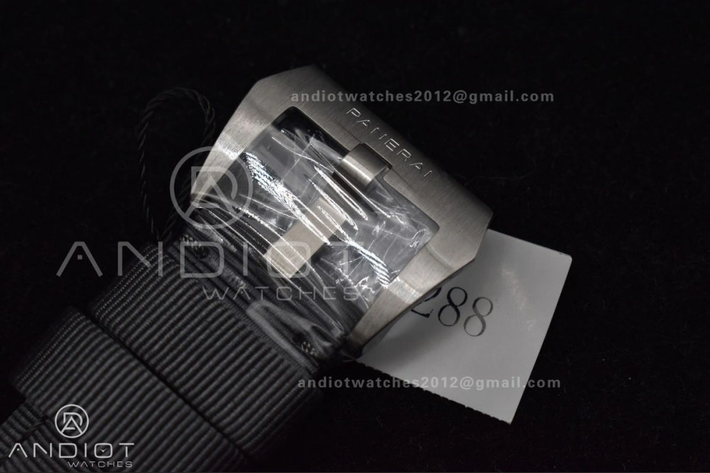 PAM1288 Y SBF 1:1 Best Edition Gray Dial on Gray Nylon Strap P900