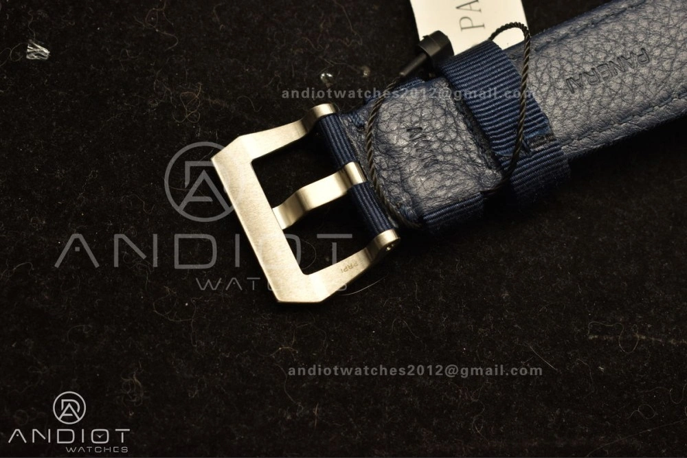 PAM1289 VSF 1:1 Best Edition Blue Dial on Blue Nylon Strap P900