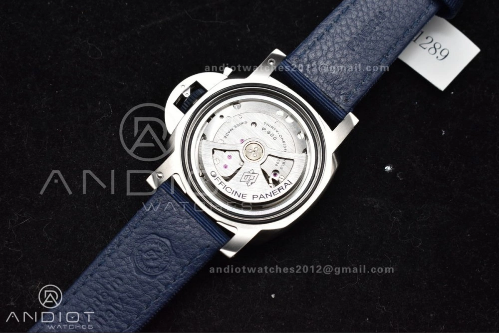 PAM1289 VSF 1:1 Best Edition Blue Dial on Blue Nylon Strap P900