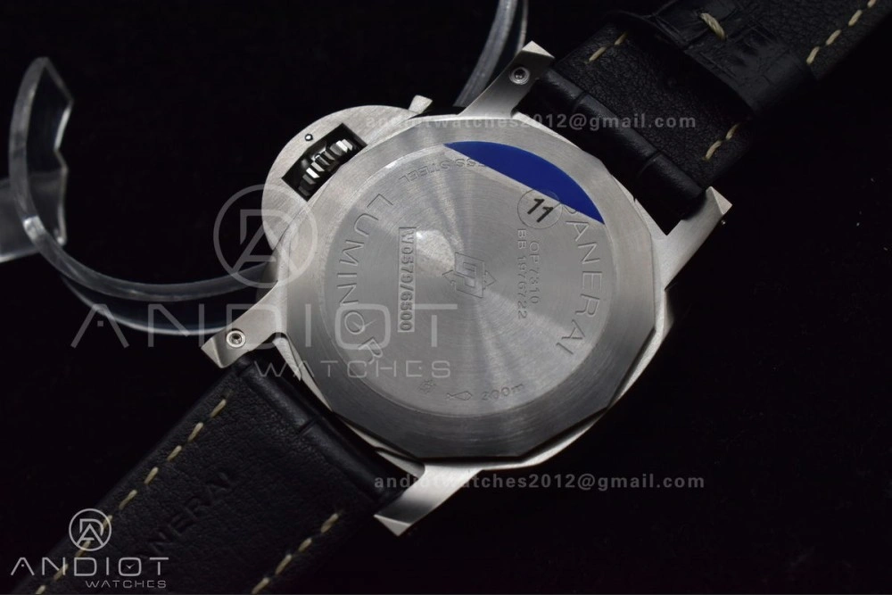 PAM1312  VSF 1:1 Best Edition Black Dial on Black Leather Strap P.9010