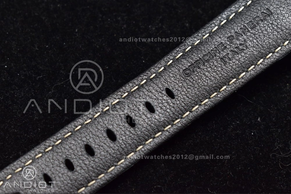 PAM1312 SBF 1:1 Best Edition Black Dial on Black Leather Strap P.9010 Clone