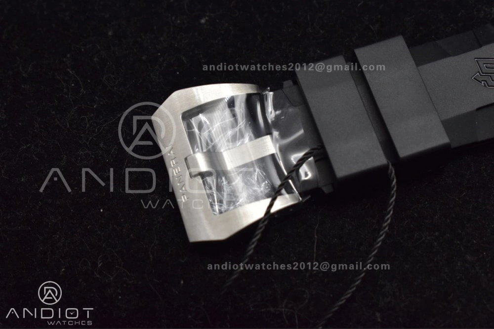 PAM1323 VSF 1:1 Best Edition Grey Dial On Black Rubber Strap P900