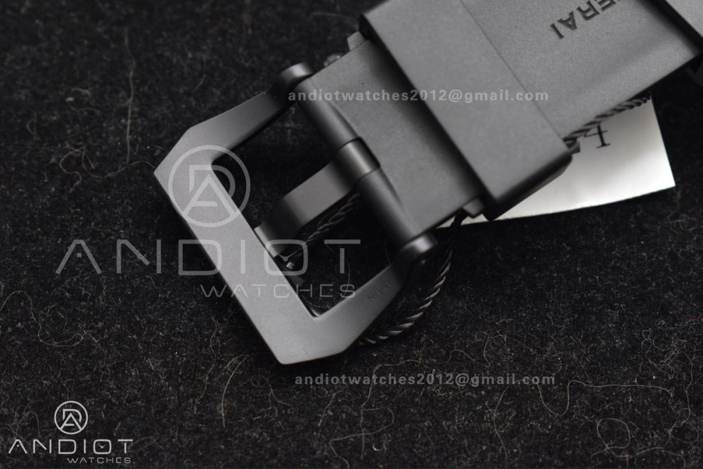 PAM1324 Carbotech VSF 1:1 Best Edition Black Dial On Black Rubber Strap P900