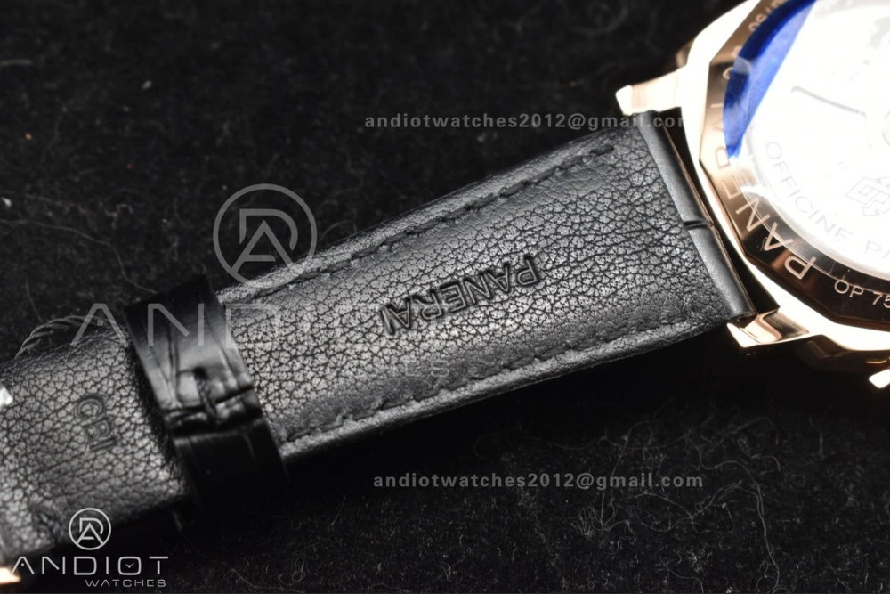 PAM1336 Luminor Due 42mm VSF Best Edition White Dial on Black Leather Strap P900