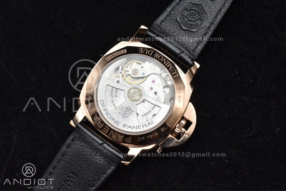 PAM1336 Luminor Due 42mm VSF Best Edition White Dial on Black Leather Strap P900
