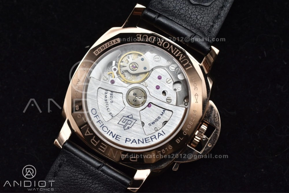 PAM1336 Luminor Due 42mm VSF Best Edition White Dial on Black Leather Strap P900