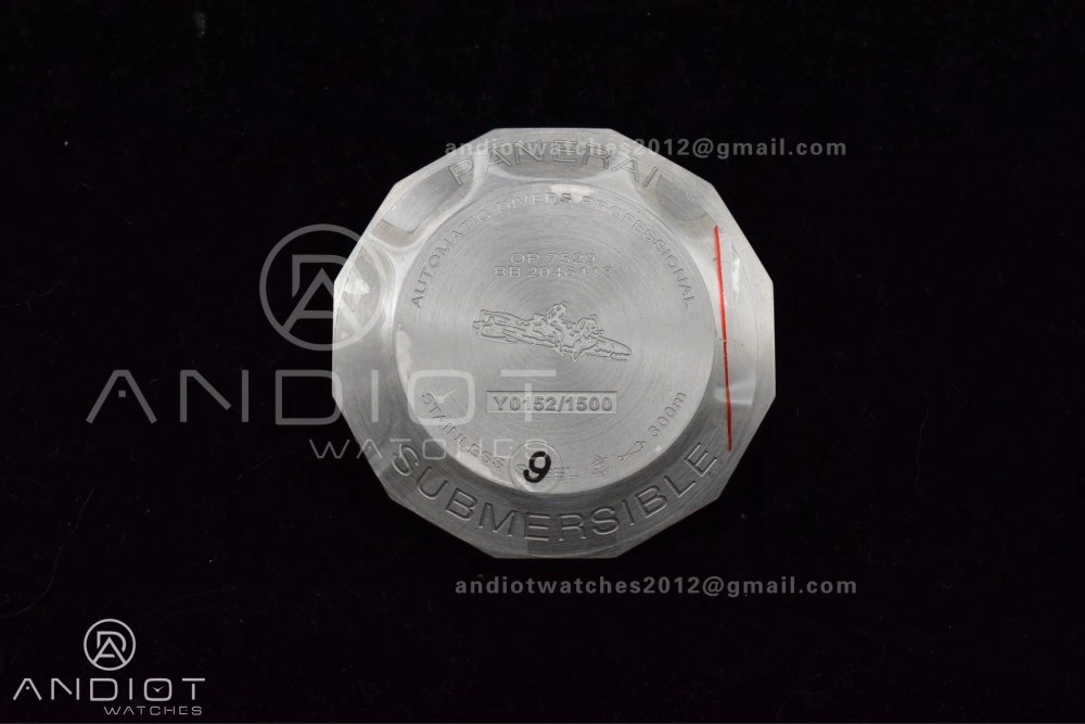 PAM1391 Luna Rossa Submersible VSF 1:1 Best Edition on Blue Fabric Strap P900