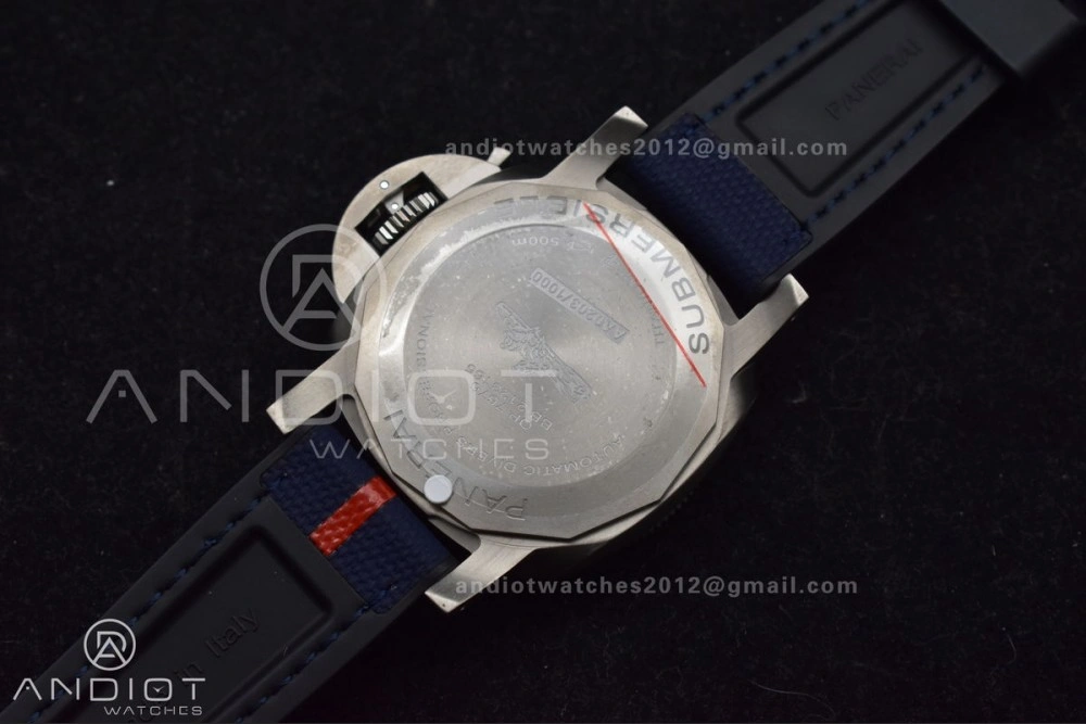 PAM1507 Submersible GMT Luna Rossa 42mm VSF 1:1 Best Edition on Blue Nylon Strap P900