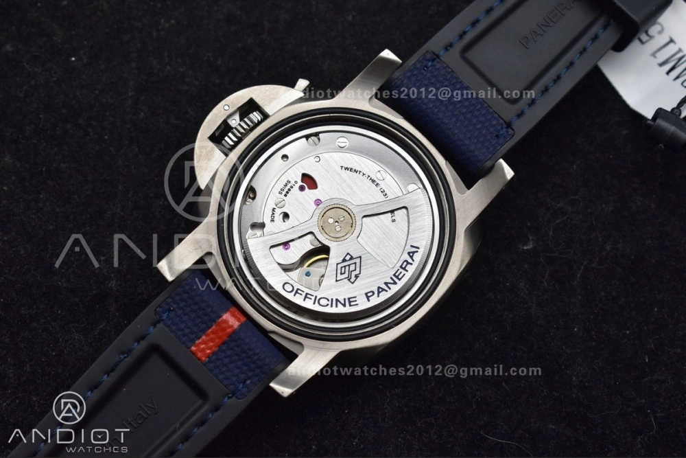 PAM1507 Submersible GMT Luna Rossa 42mm VSF 1:1 Best Edition on Blue Nylon Strap P900