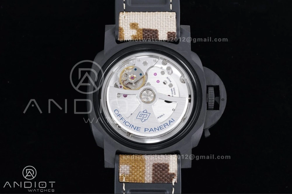 PAM1513 Submersible 44mm VSF 1:1 Best Edition Gray Ombre Dial on Camouflage Strap P900