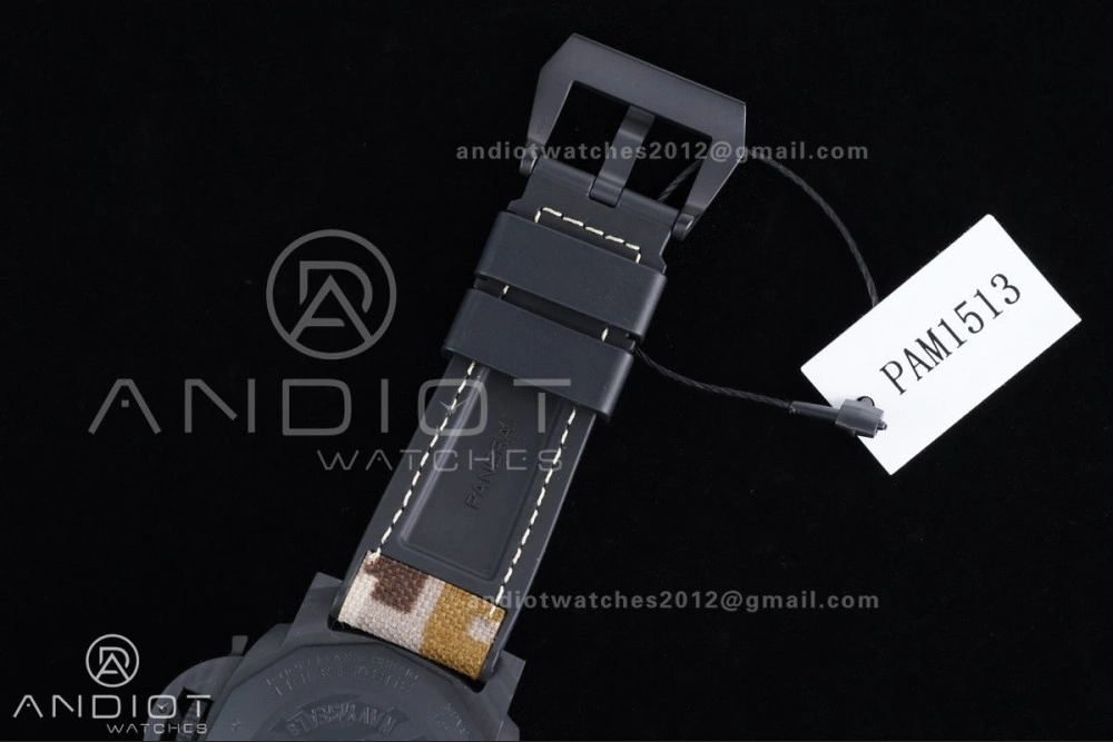 PAM1513 Submersible 44mm VSF 1:1 Best Edition Gray Ombre Dial on Camouflage Strap P900