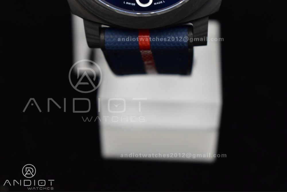 PAM1529 Luna Rossa Carbon-tech VSF 1:1 Best Edition on Blue Fabric Strap P.9010 Clone