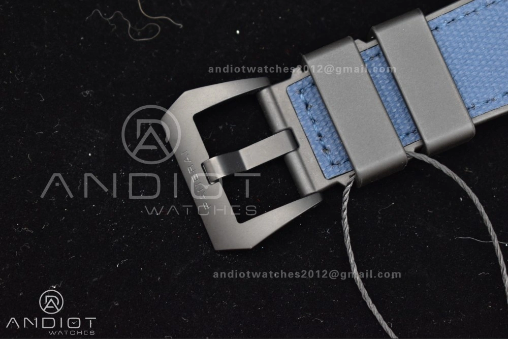 PAM1529 Luna Rossa Carbon-tech VSF 1:1 Best Edition on Blue Fabric Strap P.9010 Clone