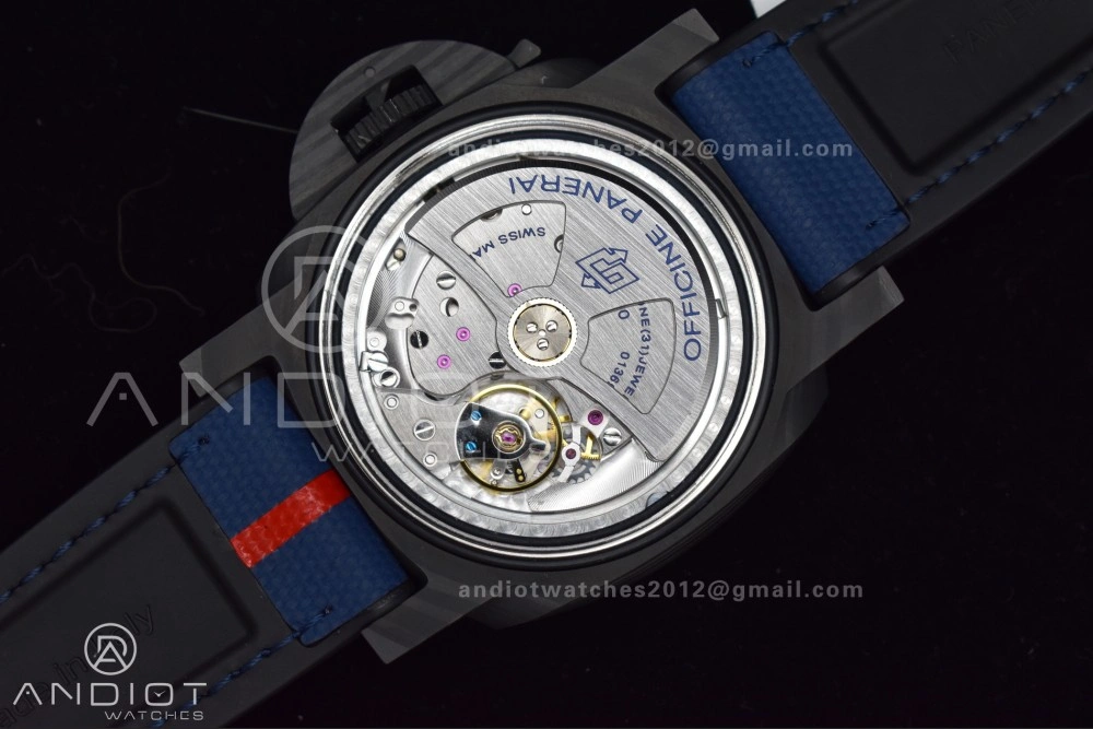 PAM1529 Luna Rossa Carbon-tech VSF 1:1 Best Edition on Blue Fabric Strap P.9010 Clone