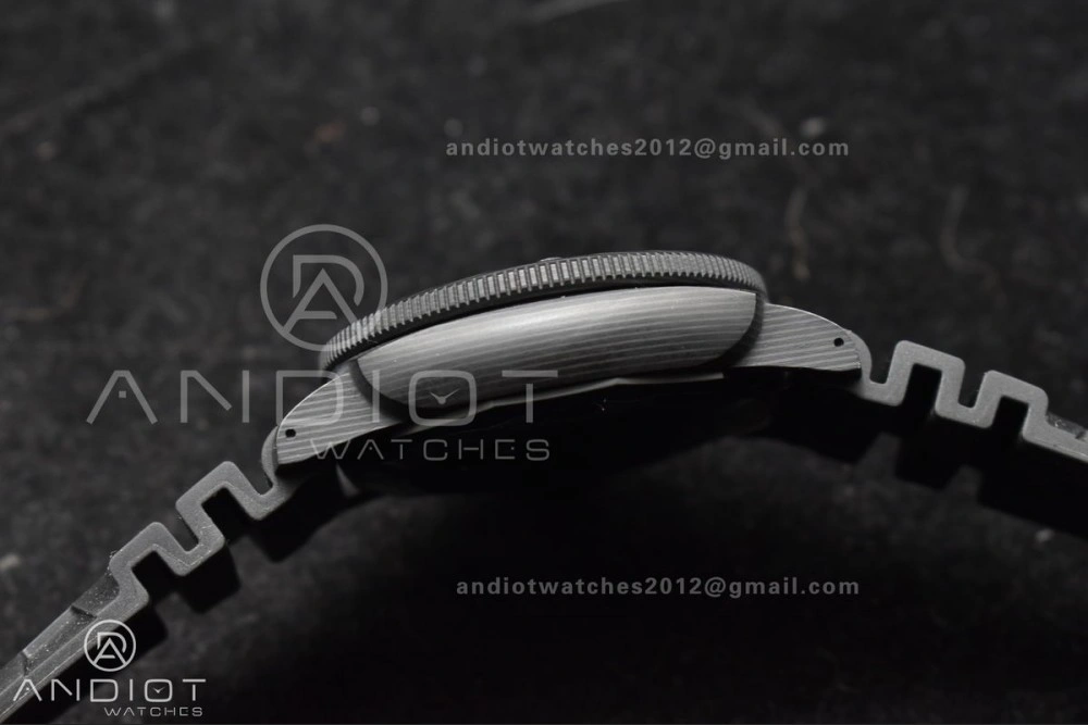 PAM1616 Carbotech 47mm VSF Best Edition Black Dial Blue Markers on Rubber Strap P.9010 Clone