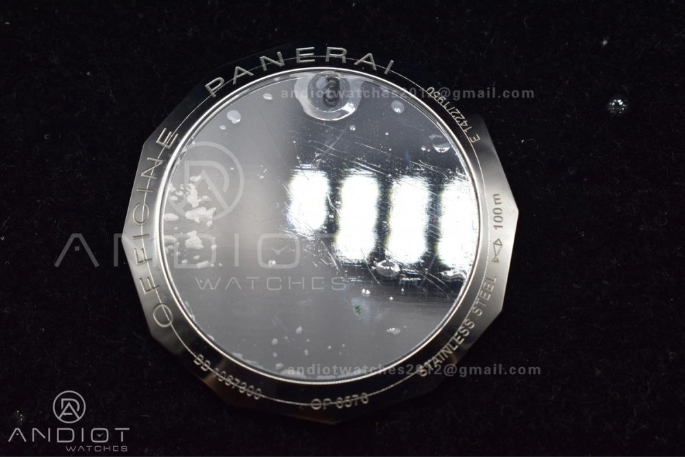 PAM217 H XF 1:1 Best Edition Superlumed Dial on Black Leather Strap A6497 with Y-Incabloc