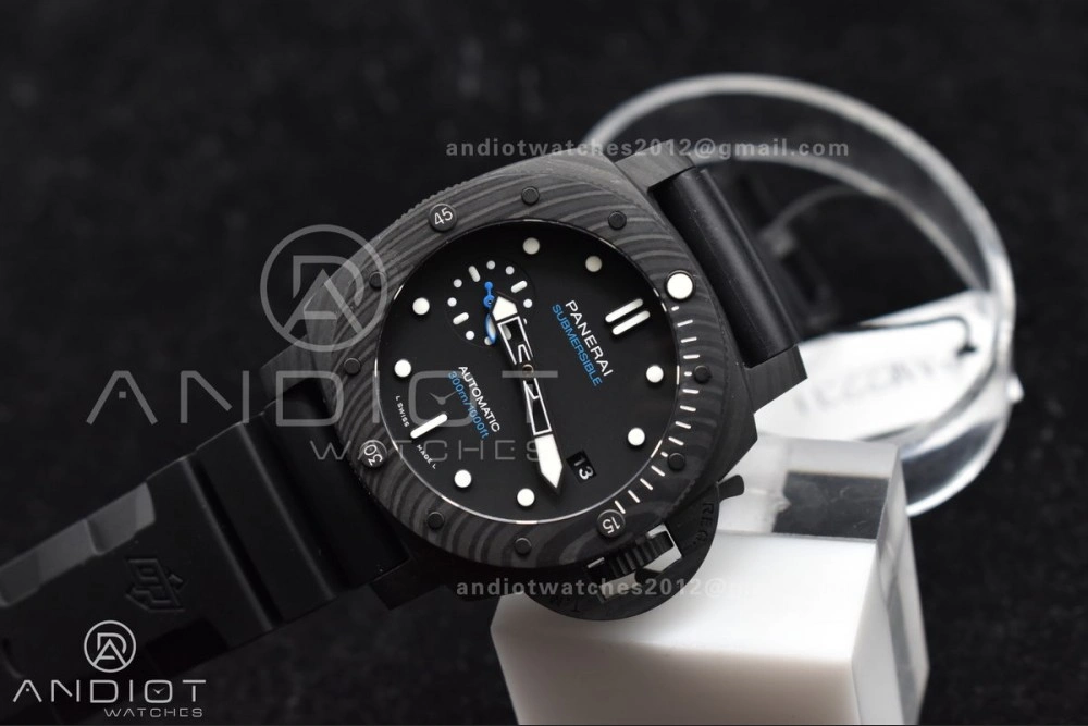 PAM2231 Carbotech 42mm VSF Best Edition Black Dial on Rubber Strap P.900 Clone