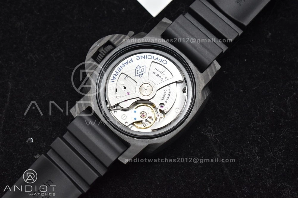 PAM2231 Carbotech 42mm VSF Best Edition Black Dial on Rubber Strap P.900 Clone