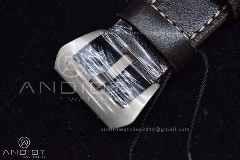 PAM382 N Bronzo VSF 1:1 Best Edition on Brown Distressed Calfskin Strap P.9000 Super Clone V2