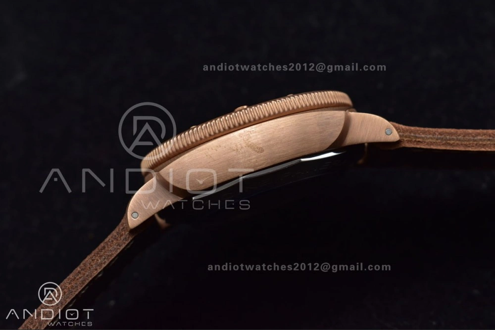 PAM382 N Bronzo VSF 1:1 Best Edition on Brown Distressed Calfskin Strap P.9000 Super Clone V2