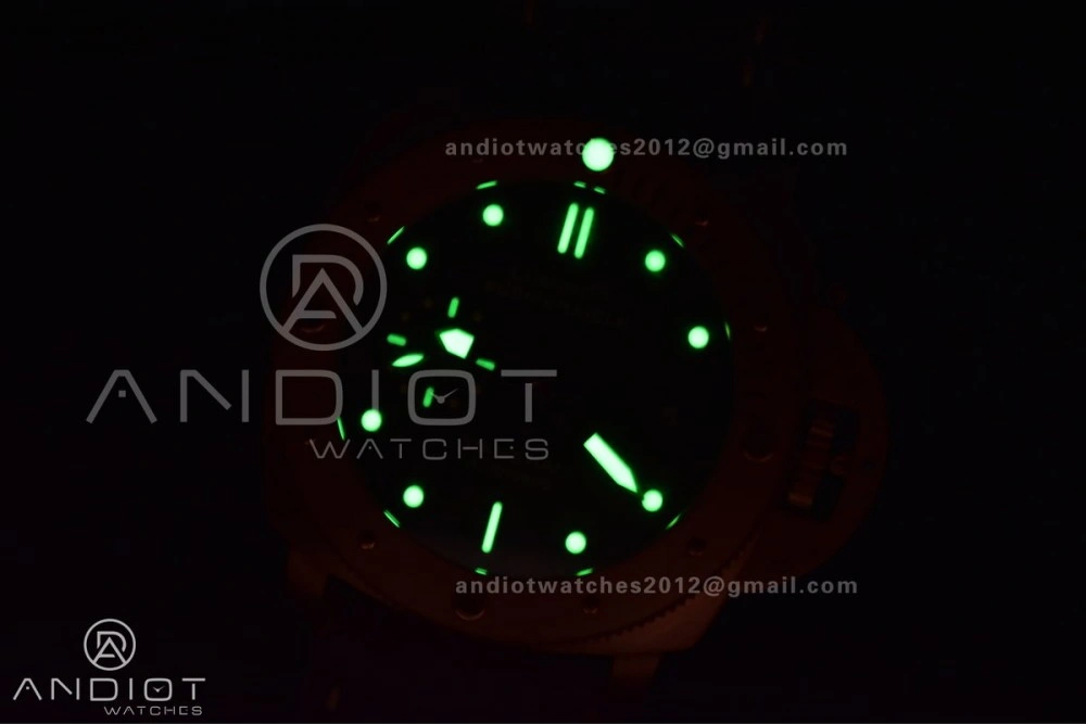 PAM382 N Bronzo VSF 1:1 Best Edition on Brown Distressed Calfskin Strap P.9000 Super Clone V2