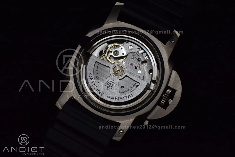 PAM389 O VSF 1:1 Best Edition on Black Rubber Strap P.9000 Super Clone V2