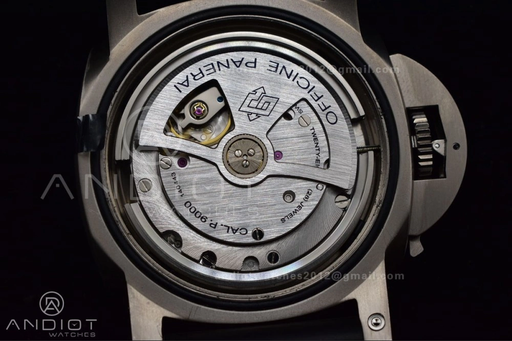 PAM389 O VSF 1:1 Best Edition on Black Rubber Strap P.9000 Super Clone V2