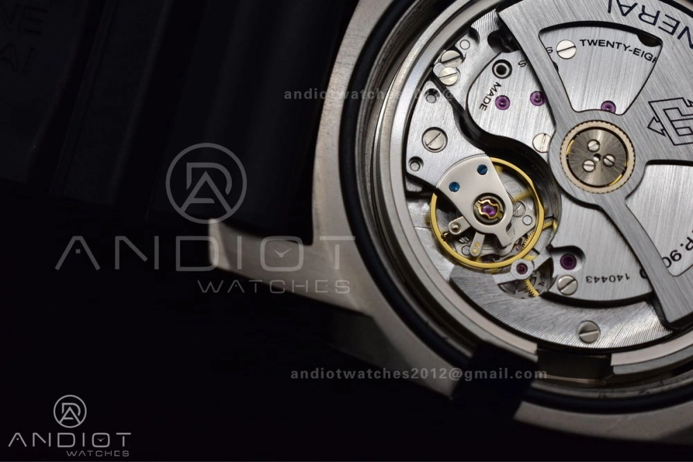 PAM389 O VSF 1:1 Best Edition on Black Rubber Strap P.9000 Super Clone V2