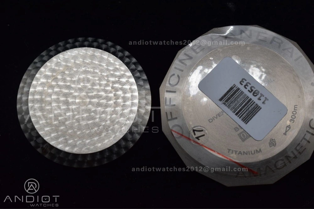 PAM389 O VSF 1:1 Best Edition on Black Rubber Strap P.9000 Super Clone V2