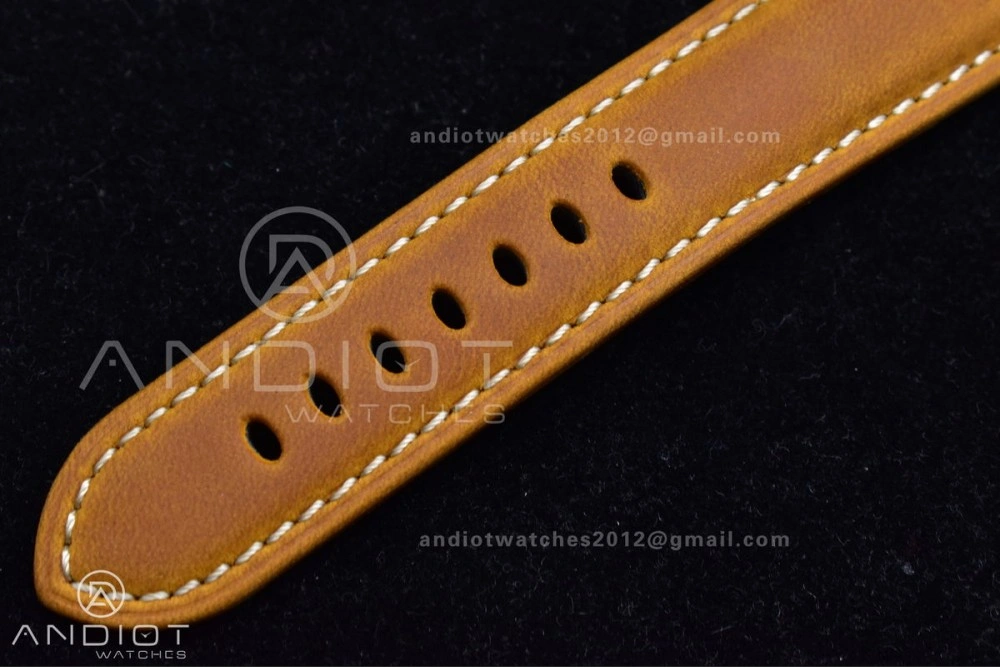 PAM441 O Real Ceramic SBF 1:1 Best Edition on Brown Asso Strap P.9001 Super Clone