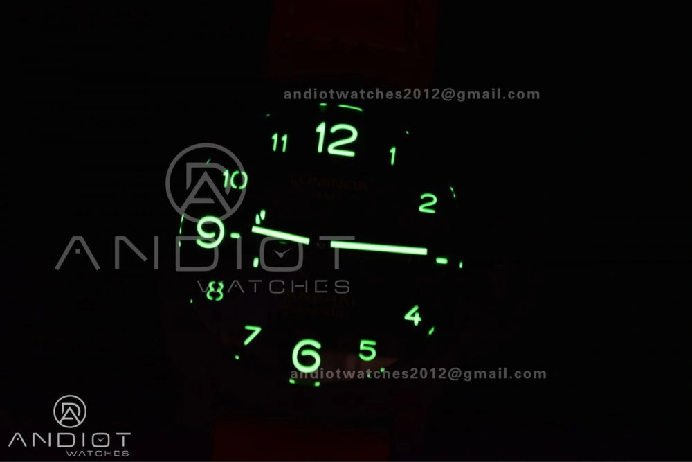 PAM441 O Real Ceramic SBF 1:1 Best Edition on Brown Asso Strap P.9001 Super Clone