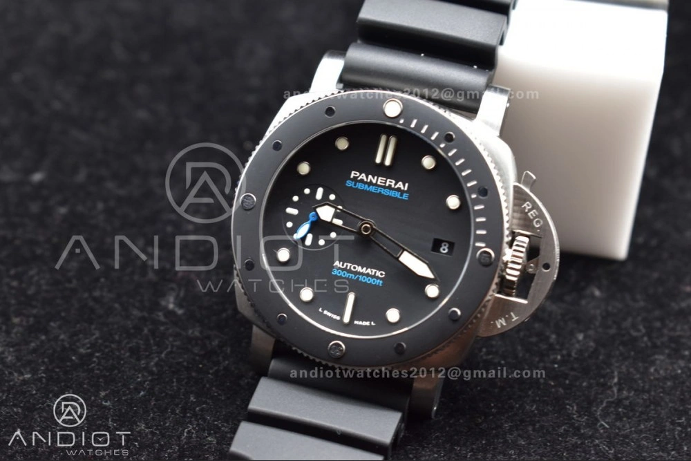 PAM683 Y SBF 1:1 Best Edition Black Dial on Black Rubber Strap XXXIV