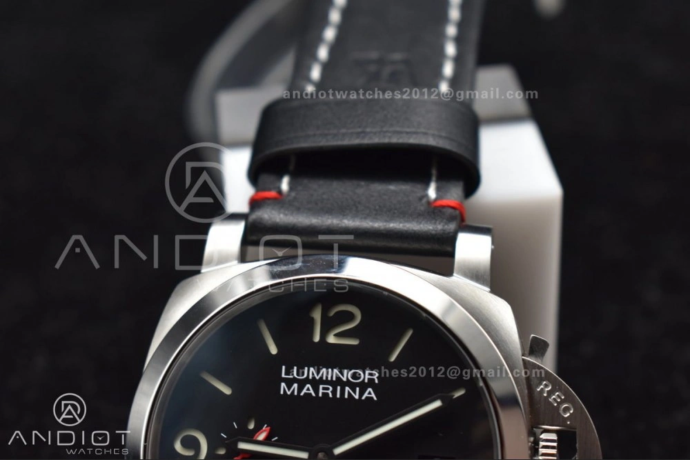 PAM732  TTF 1:1 Best Edition Dark Green Dial on Brown Leather Strap P9010