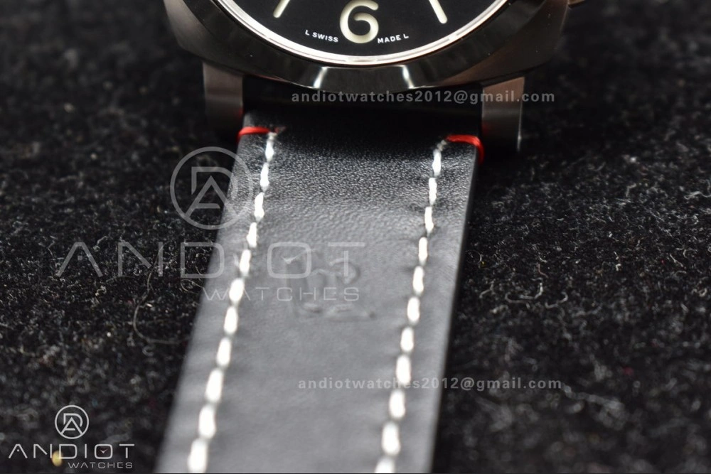 PAM732  TTF 1:1 Best Edition Dark Green Dial on Brown Leather Strap P9010