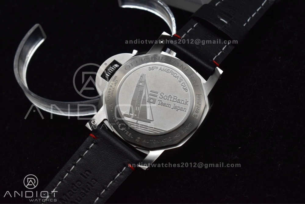 PAM732  TTF 1:1 Best Edition Dark Green Dial on Brown Leather Strap P9010