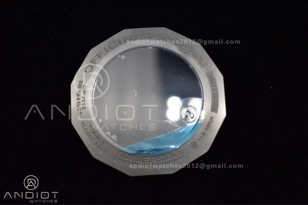 PAM968 V Bronzo VSF 1:1 Best Edition Brown Ceramic Bezel and Dial on Brown Calfskin Strap P.9010 Clone