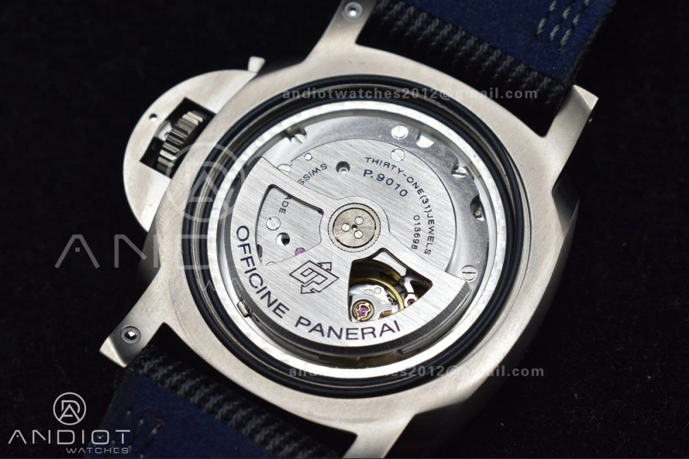 PAM984 Mike Horn Submersible VSF 1:1 Best Edition Black Dial on Black Nylon Strap P.9010 Clone